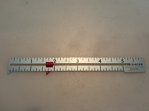 Sewing knitting gauge ruler - sewing,
