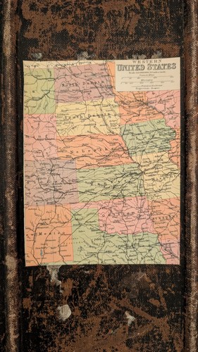 1933 antique original atlas - 1933,