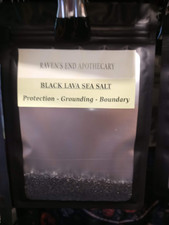 Black Lava Salt Decorative