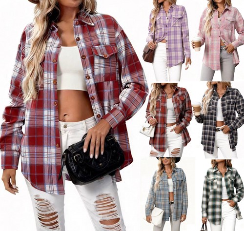 Ladies checks shirts - shirts, casual