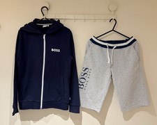 Hugo Boss Boys Navy  Hoodie  &