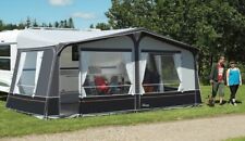 Ventura Pacific Awning 925 cm 250 IXL Fiberglass Frame Grey Cinnamon Coal