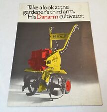 DANARM Cultivator Original 1960s/70s Vintage Sales Brochure/Poster