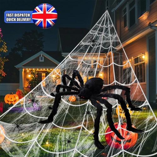 Halloween 200cm giant spider - 200cm,