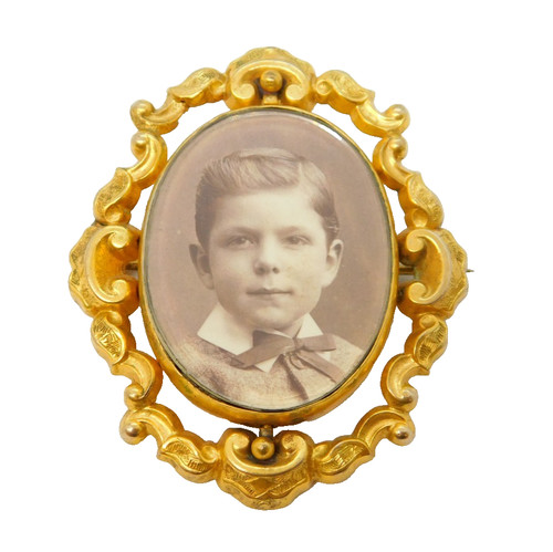 Victorian gold plated floral - plated,