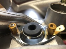 Lambretta Mag Housing Seal Plate Kit Gold Allen Key Studs