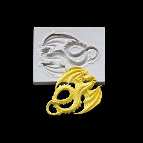3pcs dragon silicone - dragon,