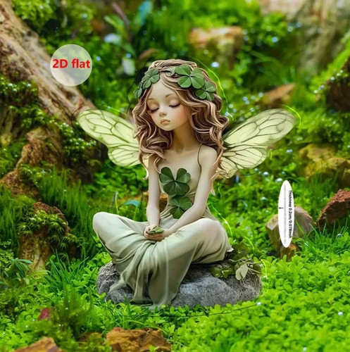 Whimsical fairy garden stake - fairy,