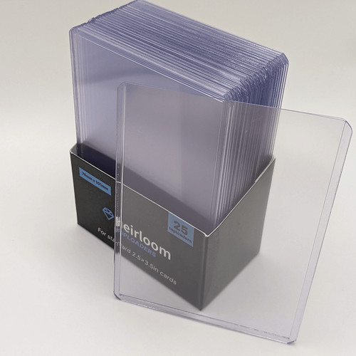 Heirloom clear toploaders - toploaders, for
