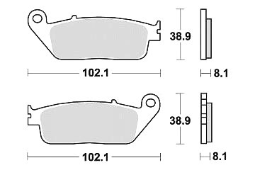 Set quality front brake - 2,