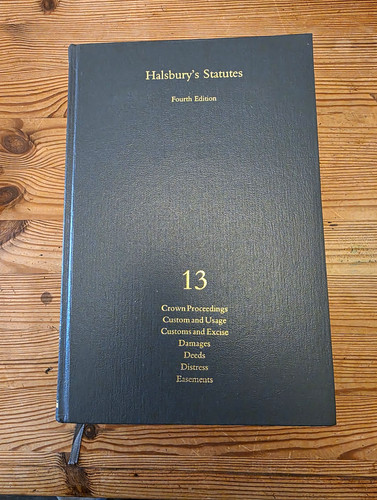 Halsbury statutes fourth - statutes,