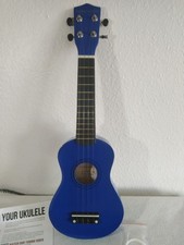 Soprano Ukulele by World Rhythm – Soprano Uke and Gig Bag with Blue Finish