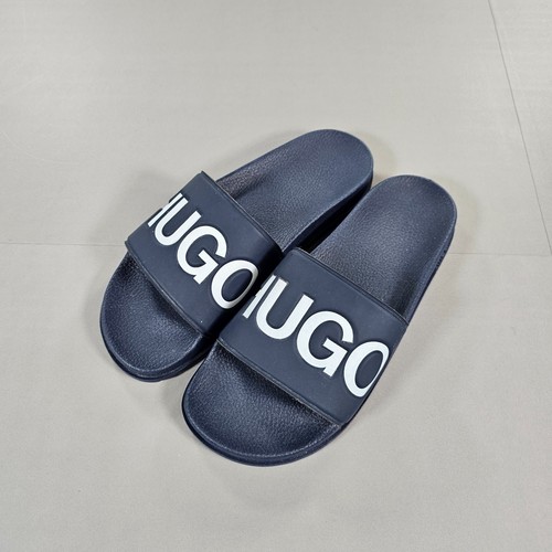 Hugo boss mens sliders navy - hugo,