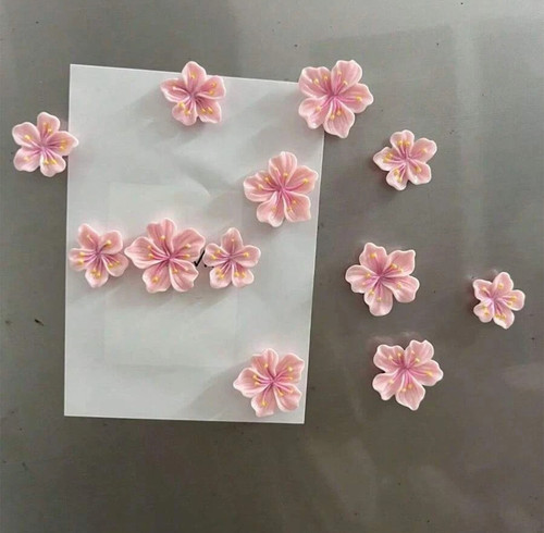 12pcs decorative pink - pink, flower