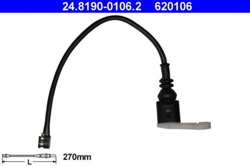 Disc brake pad wear - brake,