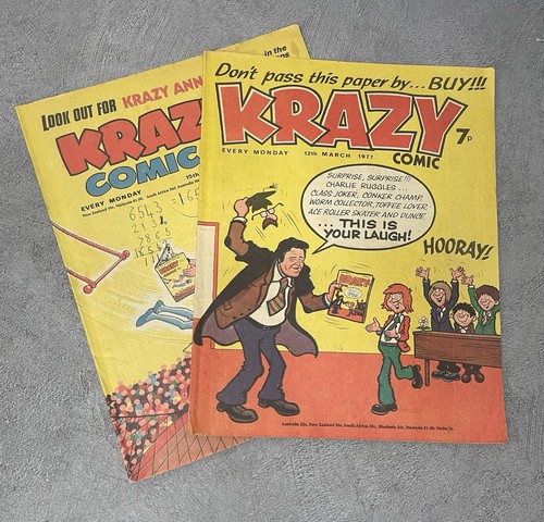 Vintage krazy comic 1977 - vintage, uk