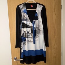 Miss Captain Smock Long Sleeved Dress Size 42. Size 14 UK. 