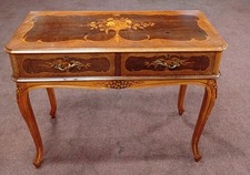 Antique XX Century French Side Table In Kingwood Wood