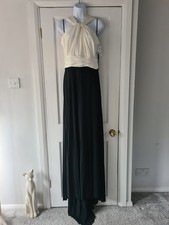Dress By Vera Wang Ivory/Black