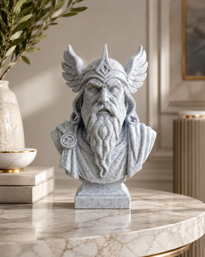 Odin viking warrior - warrior, bust