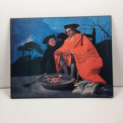 Vintage art print board el - board,