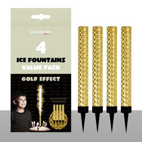 Pack ice fountains cake - of,