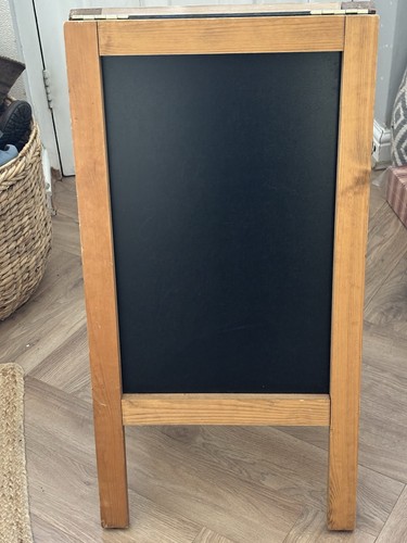 Wooden frame chalkboard - a-frame,