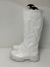 Ladies Women's White Faux