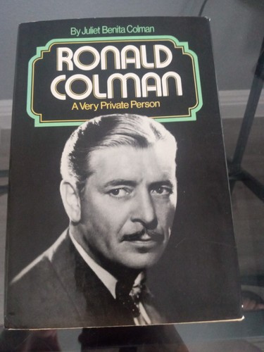 Ronald colman very private - ronald,