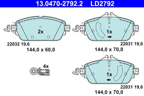 Disc ceramic brake pad - disc,