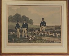 The Merry Beaglers Lithograph