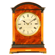Antique Clock Mahogany Bracket Clock Charles Frodsham of London Circa 1900