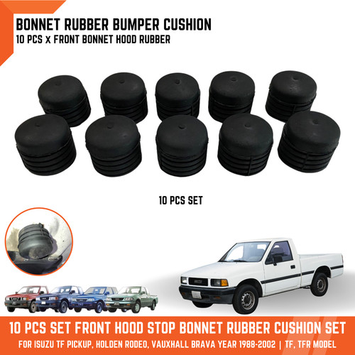 10x front hood bumper cushion - bumper,