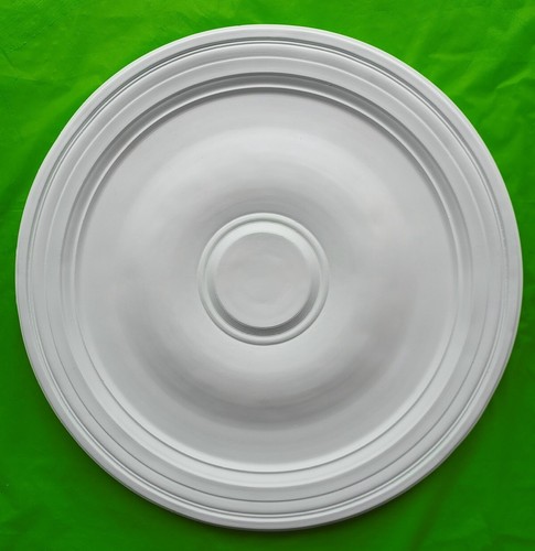 Plaster ceiling rose plain - plaster,