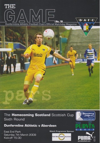 Dunfermline athletic 2008 - dunfermline, 2008/09