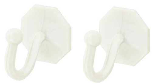 Curtain tie back hooks self - hooks,