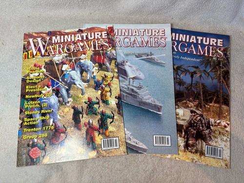 Miniature wargames magazine - 3x,