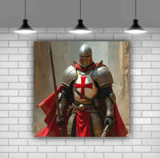 Medieval Knights Templar wall