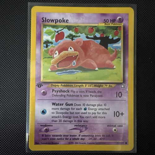 Pokémon slowpoke 1st - slowpoke,