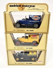 Matchbox Yesteryear - Set of 3 Y-3 1927 Talbot Model Vans EverReady Dunlop Taste