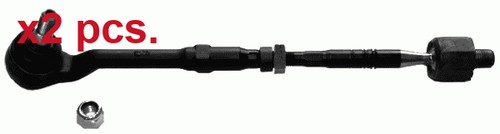 Pcs front tie rod set - front,