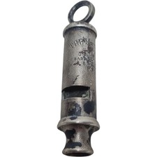 Acme Thunderer Nickel Plated Whistle Vintage Collectible Birmingham Maker