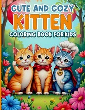 Cute and Cozy Kitten Coloring
