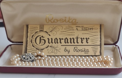 Vintage rosita triple strand - vintage,