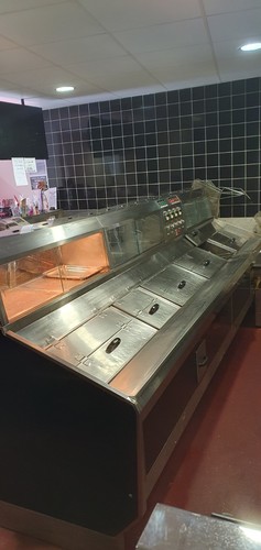 Fish chips frying range - chips,