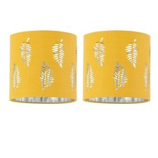 Set ochre yellow leaf cut - 2,