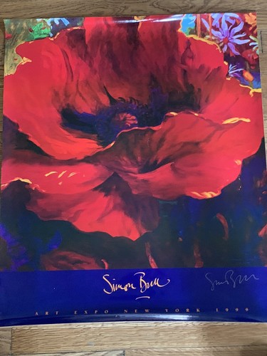 Poster signed simon bull - signed,
