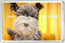 AA Dog Fridge Magnet Love That