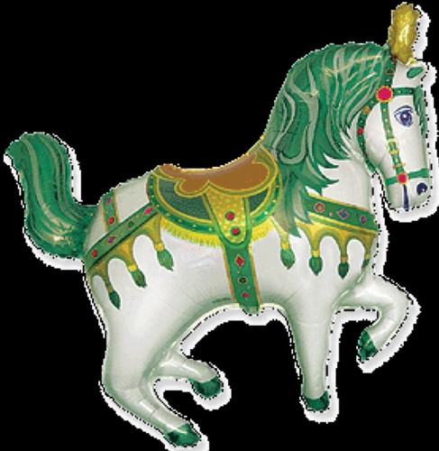 Circus pony carousel - pony, horse