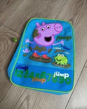 New Peppa Pig boys George the pig backpack bag